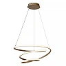 ESPIRAL LED CCT pendant light 40 W taupe (Lucide)