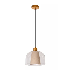 GUNHILD piekarama lampa Ø24 cm 1xE27 caurspīdīga (Lucide)
