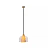 GUNHILD Pendant light Ø24 cm 1xE27 transparent (Lucide)
