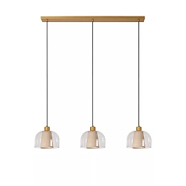 GUNHILD piekarama lampa 3xE27 caurspīdīga (Lucide)