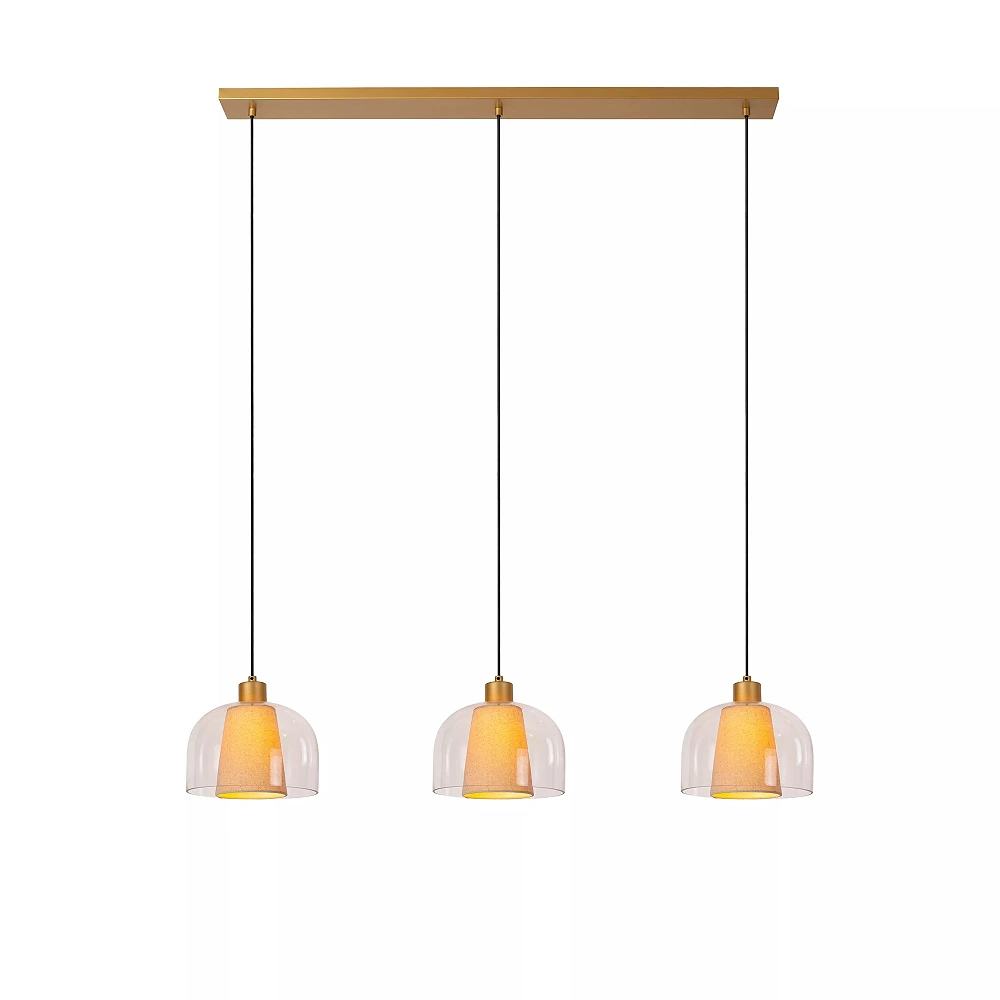 GUNHILD piekarama lampa 3xE27 caurspīdīga (Lucide)