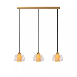 GUNHILD piekarama lampa 3xE27 caurspīdīga (Lucide)