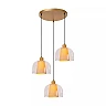 GUNHILD Pendant light 3xE27 transparent (Lucide)