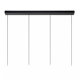 LORENZ LED pendant light 4x4 W 3000K black (Lucide)