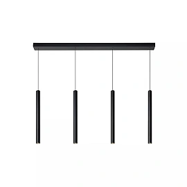 LORENZ LED pendant light 4x4 W 3000K black (Lucide)