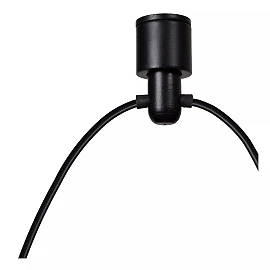 LORENZ LED pendant light Ø120 cm 6x4 W black (Lucide)