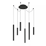 LORENZ LED pendant light Ø120 cm 6x4 W black (Lucide)