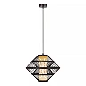 PASQUINO Pendant light Ø40 cm 1xE27 black (Lucide)