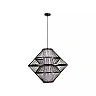 PASQUINO Pendant light Ø60 cm 1xE27 black (Lucide)