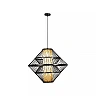 PASQUINO Pendant light Ø60 cm 1xE27 black (Lucide)