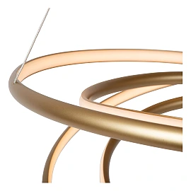 SARDANA — Pendant Ø80, LED Dim 74W 2700K, Matt Gold/Brass (Lucide)