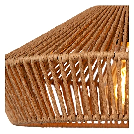 YUNKAI Pendant light Ø60 cm 3xE27 natural (Lucide)