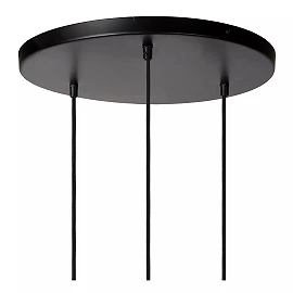 YUNKAI Pendant light Ø60 cm 3xE27 natural (Lucide)