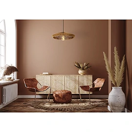 YUNKAI Pendant light Ø50 cm 1xE27 natural (Lucide)