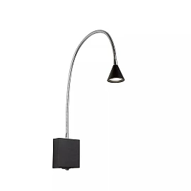 BUDDY LED bedside wall light 4W 4000K, Black (Lucide)