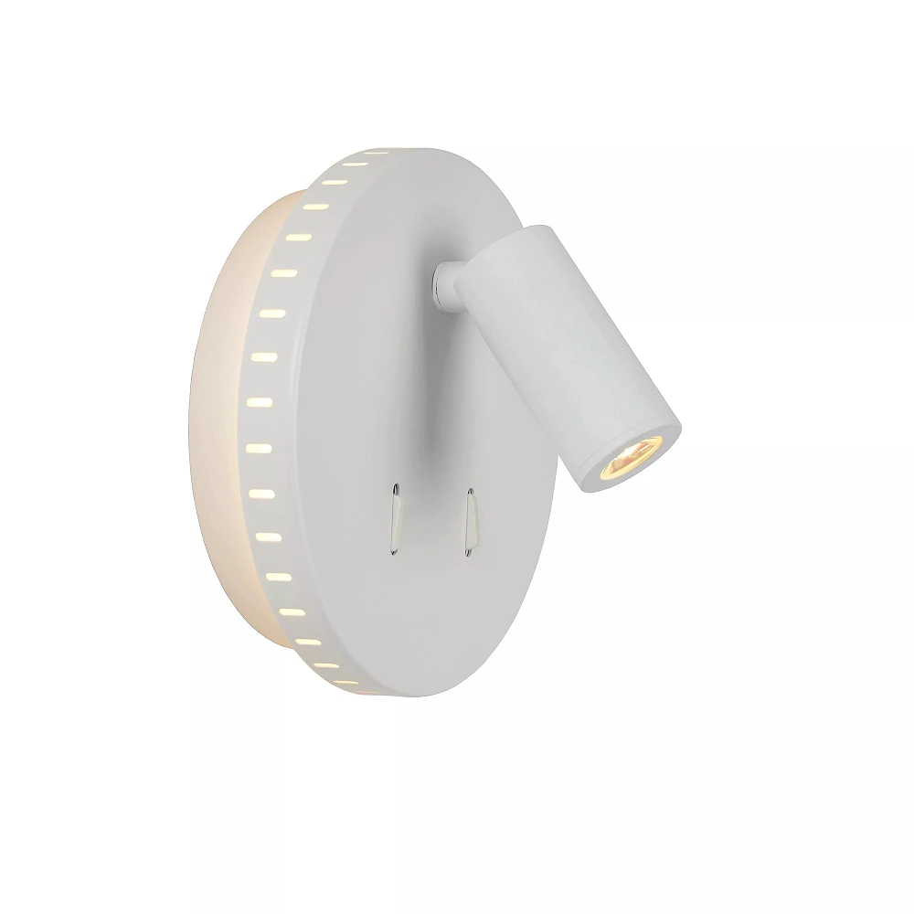 BENTJER LED bedside/wall light Ø14 cm 6 W white (Lucide)