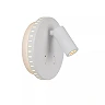 BENTJER LED sienas/naktslampa Ø14 cm 6 W balta (Lucide)