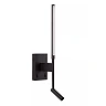 FINAN LED sienas lampa 6+3 W 2700 K ar USB-C melna (Lucide)