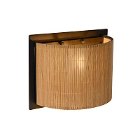Wall light "MAGIUS", 1xE27, light wood - rotan - 03229-01-30 (Lucide)