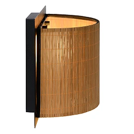 Wall light "MAGIUS", 1xE27, light wood - rotan - 03229-01-30 (Lucide)