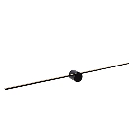 MIZAR — Bathroom mirror light, 90 cm LED, IP44, Black (Lucide)