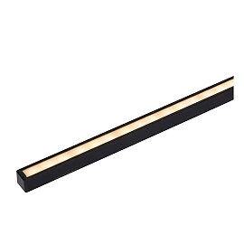 MIZAR — Bathroom mirror light, 90 cm LED, IP44, Black (Lucide)
