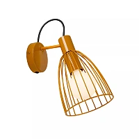 MACARONS wall light 1x40 W ocher yellow (Lucide)