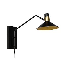 PEPIJN - sienas lampa - 1x E14 - 3 StepDim - Melna - 05228-01-30 (Lucide)