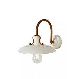 Sienas gaismeklis "RÖMER", krēmkrāsa, 1x E27 - 30276-01-38 (Lucide)