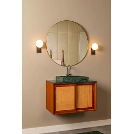 TASSA bathroom wall light 1x10 W black (Lucide)