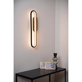 THELMA LED wall light 24 W 2700K black (Lucide)