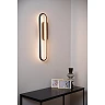THELMA LED sienas lampa 24 W 2700K melna (Lucide)