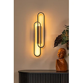 THELMA LED wall light 35 W 2700K black (Lucide)