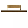 Vinz Wall Light with 4x G9 LED Bulbs in Gold Brass (Lucide)