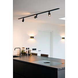 TRACK NIGEL — Track spot, 1xGU10, IP20, Black (Lucide)