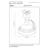 TRACK DORIAN — Track spot, 1xGU10 (ES111), IP20, Black (Lucide)