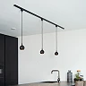 TRACK — Track pendant, 1xGU10, IP20, Black (Lucide)