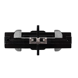 TRACK — I-connector (straight), Black, 1-circuit (Lucide)