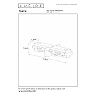 TRACK — I-connector (straight), Black, 1-circuit (Lucide)