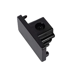 TRACK — End caps (set of 2), Black, 1-circuit (Lucide)