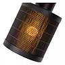 Ceiling spotlight, "TAGALOG", 2xE27, bamboo, black - 21929-02-30 (Lucide)