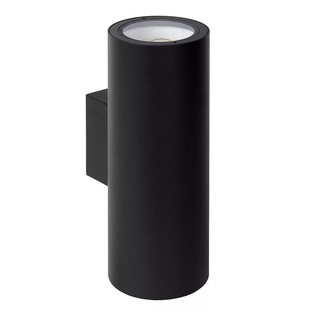 Outdoor wall spotlight "VOLANTIS", 2x E27, black - 27807-02-30 (Lucide)