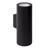 Outdoor wall spotlight "VOLANTIS", 2x E27, black - 27807-02-30 (Lucide)