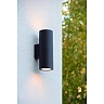 Outdoor wall spotlight "VOLANTIS", 2x E27, black - 27807-02-30 (Lucide)