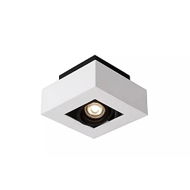 Griestu prožektors XIRAX GU10 1x5W 2200-3000K, balts (Lucide)