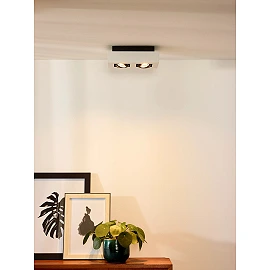 Griestu prožektors XIRAX GU10 2x5W 2200-3000K, balts (Lucide)