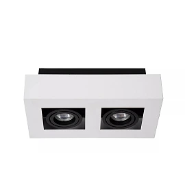 Griestu prožektors XIRAX GU10 2x5W 2200-3000K, balts (Lucide)