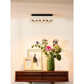 XIRAX GU10 ceiling spotlight 3x5W 2200-3000K, white (Lucide)