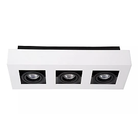 XIRAX GU10 ceiling spotlight 3x5W 2200-3000K, white (Lucide)