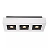 XIRAX GU10 ceiling spotlight 3x5W 2200-3000K, white (Lucide)